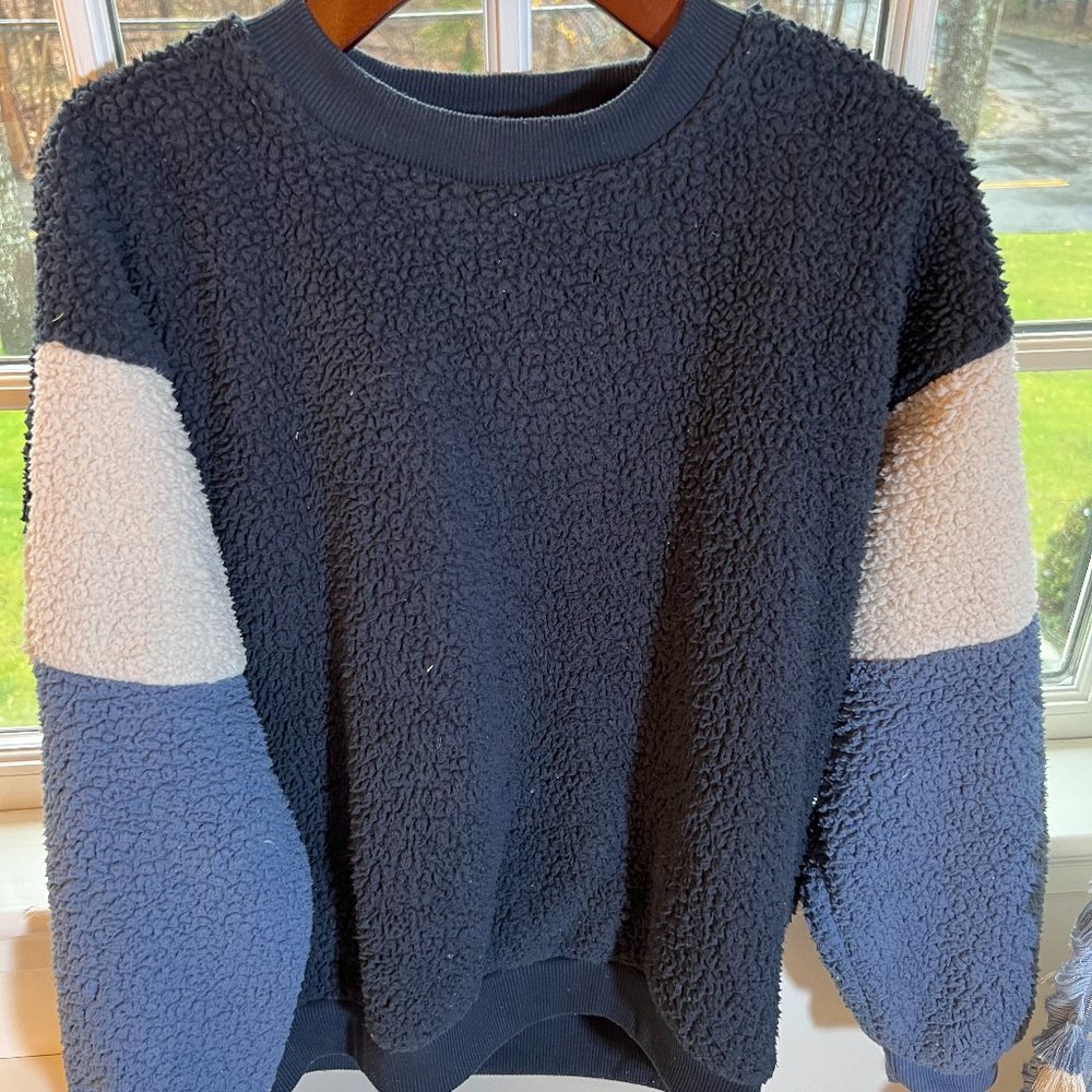 American Eagle Fleecy Teddy Bear Sweatshirt (M)